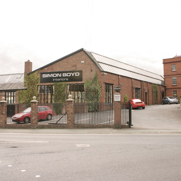 Exterior of Simon Boyd showroom in Chester