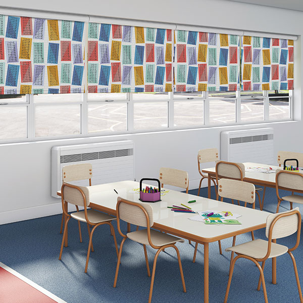 School classroom blinds