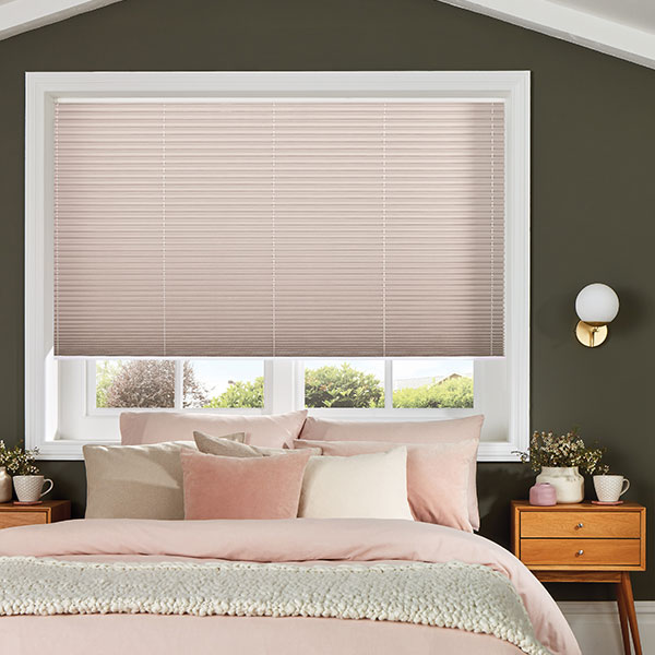 Bedroom pleated blind