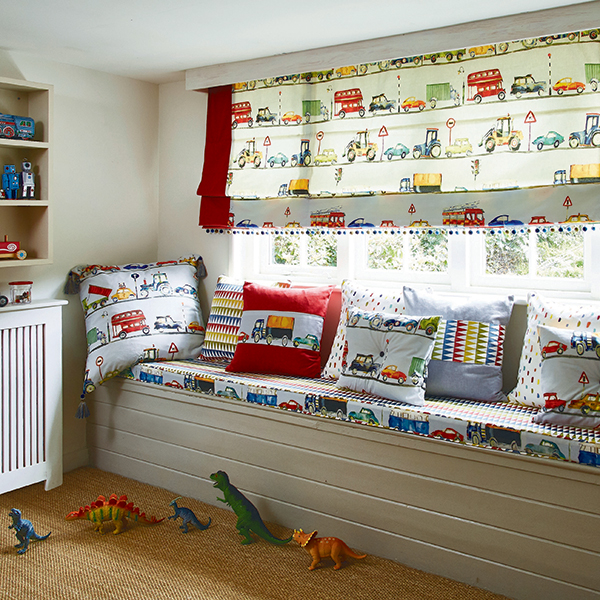 Roman blinds in Wrexham bedroom