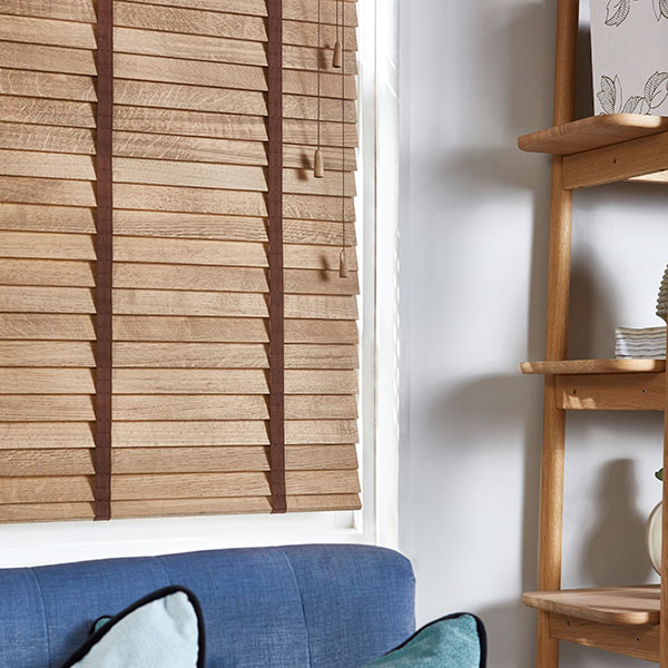 Oak venetian blinds